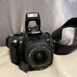 Canon Digital Rebel XT DSLR Camera with EF-S 18-55mm f3.5-5.6 Lens (Black)
