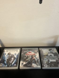 PS3 Games Assassins Creed Ghost Recon Dead Island