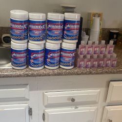 Disinfecting Wipes And Hand Sanitizers