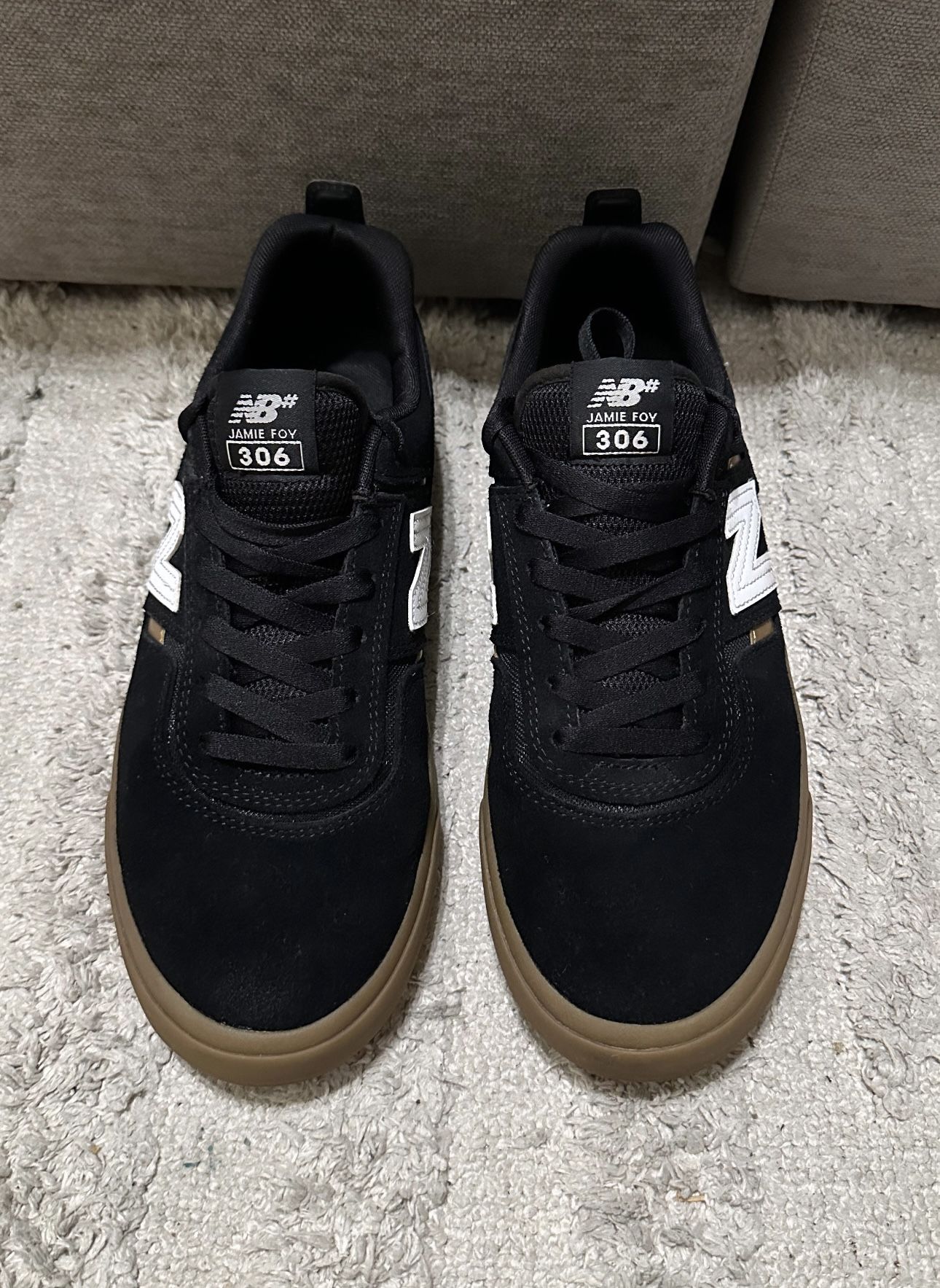 New Balance Jamie Foy 306 (Black/Gum) Men's Skate Shoes