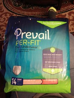 Prevail Adult Underwear Care XL  $4 Each Pack