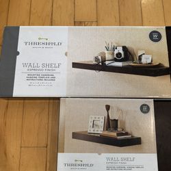 Floating shelves - Dark Brown - Brand New!
