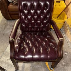 Leather Office Chair On Wheels
