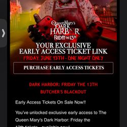 Sold out event tonight at dark Harbour Queen Mary