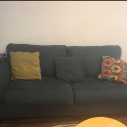 Moving sale leather set living room