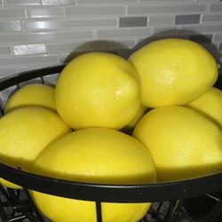 Decor Artificial Lemons (pack of 10)
