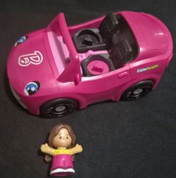 Fisher Price Little People Barbie car and figure