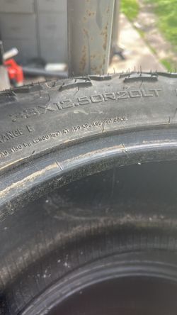 Tires 33x 12.50R 20lt