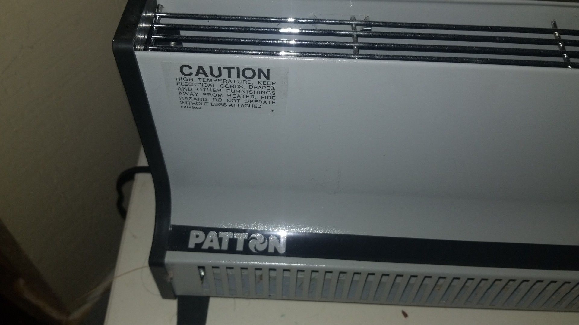 Patton36" baseboard heater