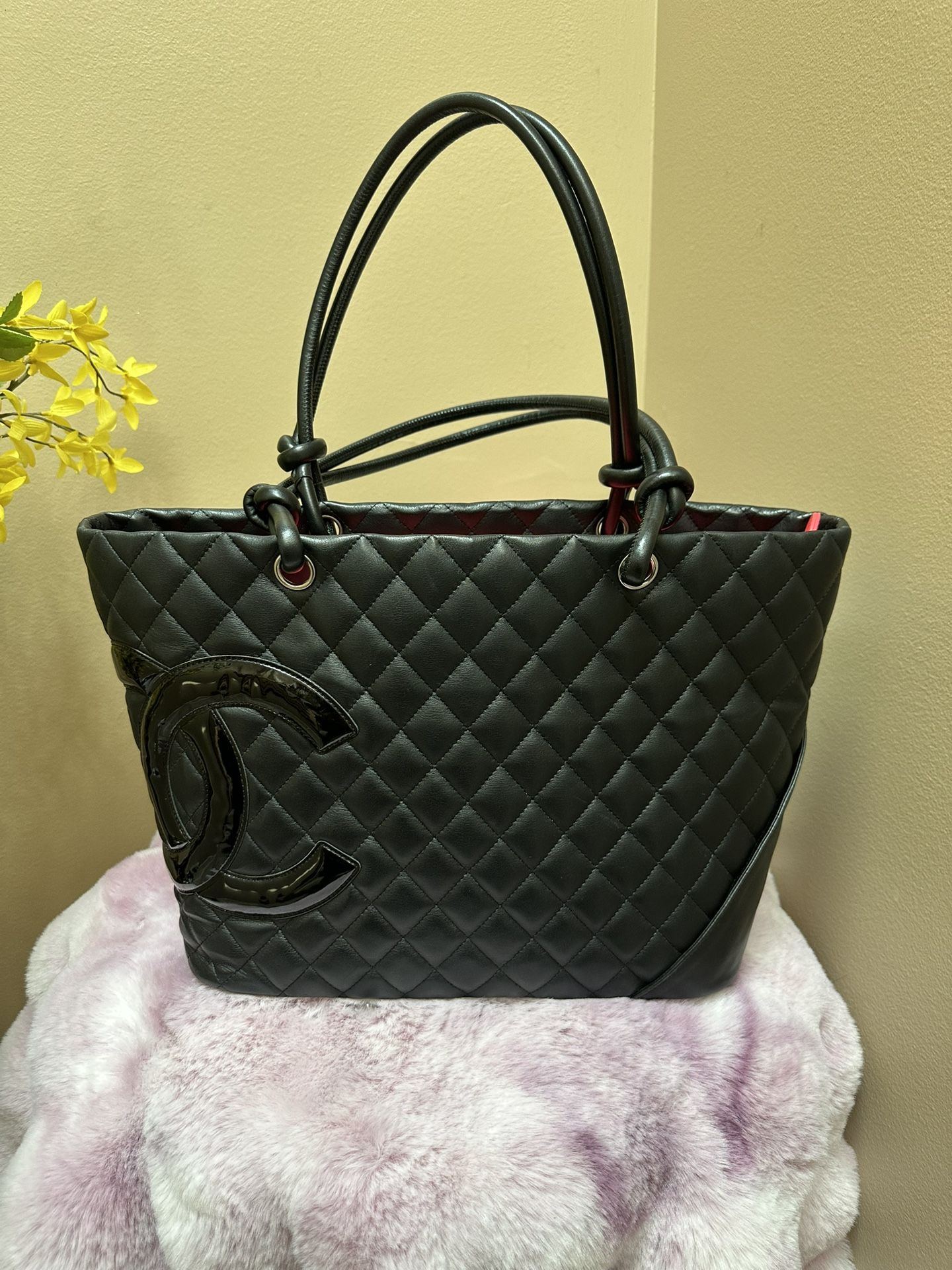 Chanel Quilted Calfskin Cambon Tote Large