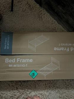 Twin Size Metal Platform Bed Frames.
