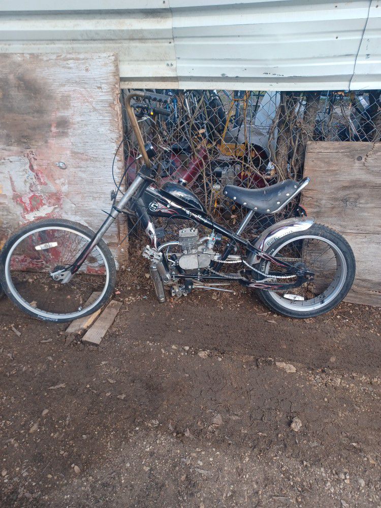 Chopper Bicycle With 80cc Motor