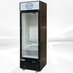 NSF 25 inches glass door refrigerator ESM-14R