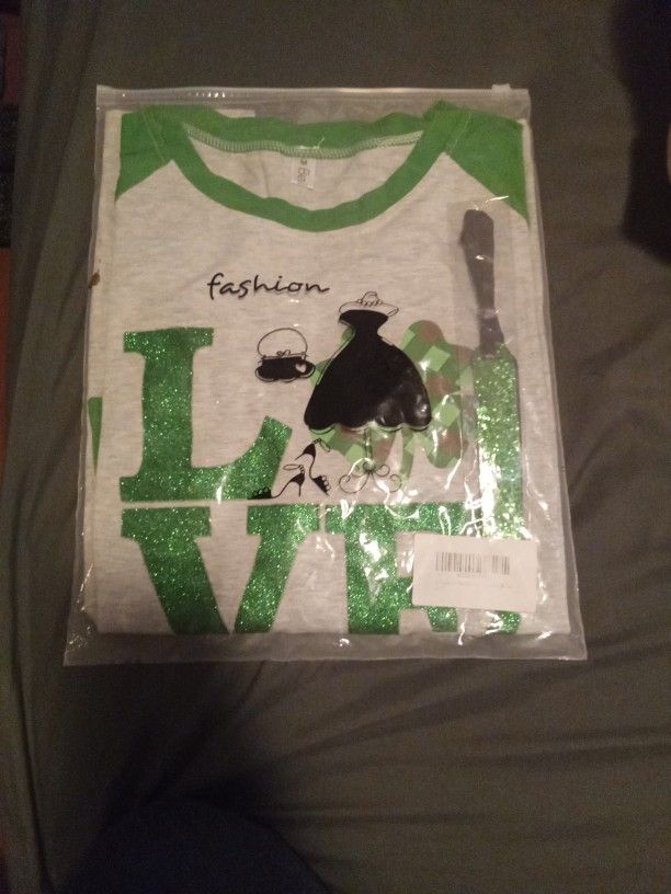 St Patricks Day Shirt Women Green Irish Shamrock Tees Clover Graphic Tops 3/4 Sleeve Baseball Jersey Shirts

