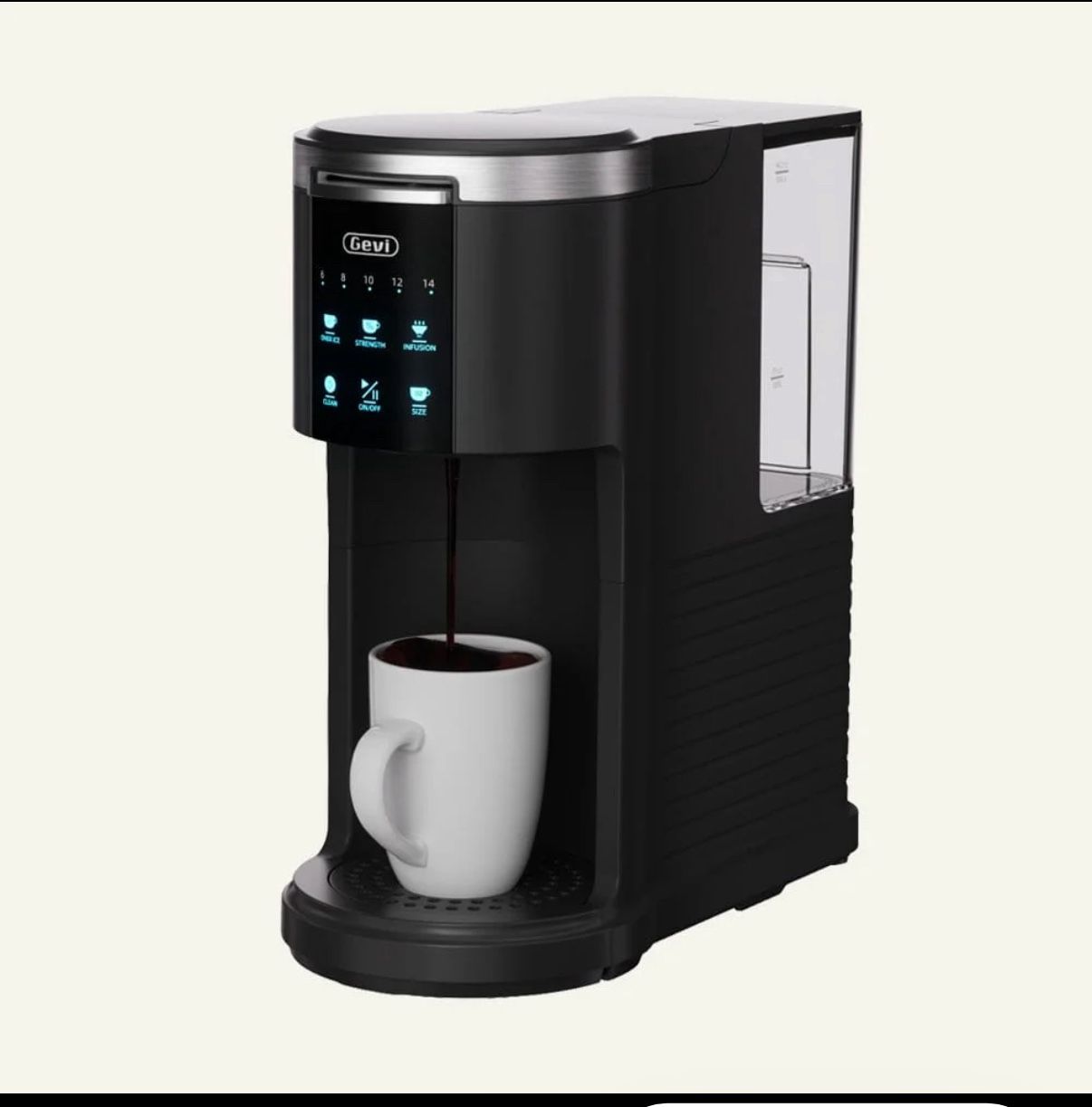 Gevi Grounds & Pods Single-Serve Brewer