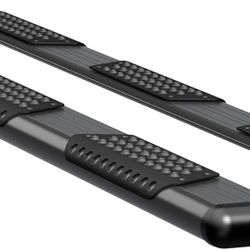 LUVERNE 584098-570237 O-Mega II 98-Inch Black Aluminum Wheel to Wheel Side Steps, Select Dodge Ram 1500, 2500, 3500