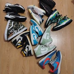 Shoe bundle 7 pairs $140 nikes and vans