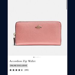 COACH Accordion Zip Wallet