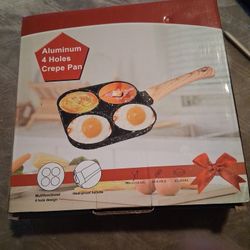 Aluminum 2 Holes Crepe Pan