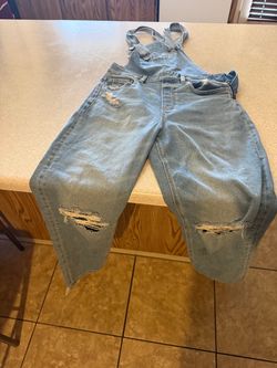 American Eagle Denim Overalls Womens size 0
