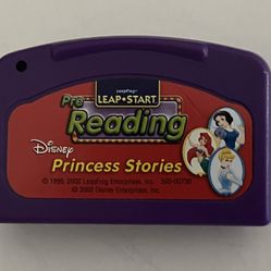 Nice Leap Frog LeapPad LeapStart Pre Reading Disney Princess Stories CARTRI ONLY