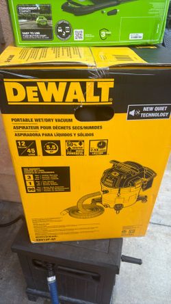 Dewalt 12 galones wet/ dry vacuum