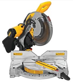 New DEWALT
15 Amp Corded 12 in. Compound Double Bevel Miter Saw
(459)