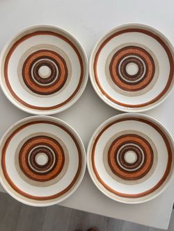 Vintage Royal China Santa Fe Ironstone Dishes – Set of 4