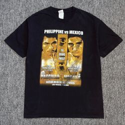 MANNY PACQUIAO VS ERIK MORALES TEE SIZE LARGE