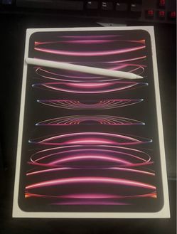 Apple iPad Pro 11(4th gen), comes with OG Box with Apple Pencil