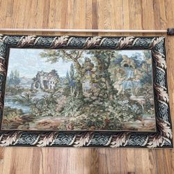 Beautiful Tapestry With  Free Rod