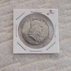 1951-d  Franklin Half Dollar 