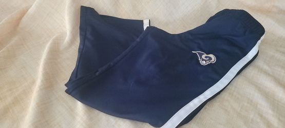 YOUTH LA RAMS SWEAT PANTS SIZE 8 IN GREAT CONDITION