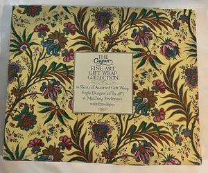 Caspari Fine Art Gift Wrap Collection 8259 GWC 16 Sheets Sealed