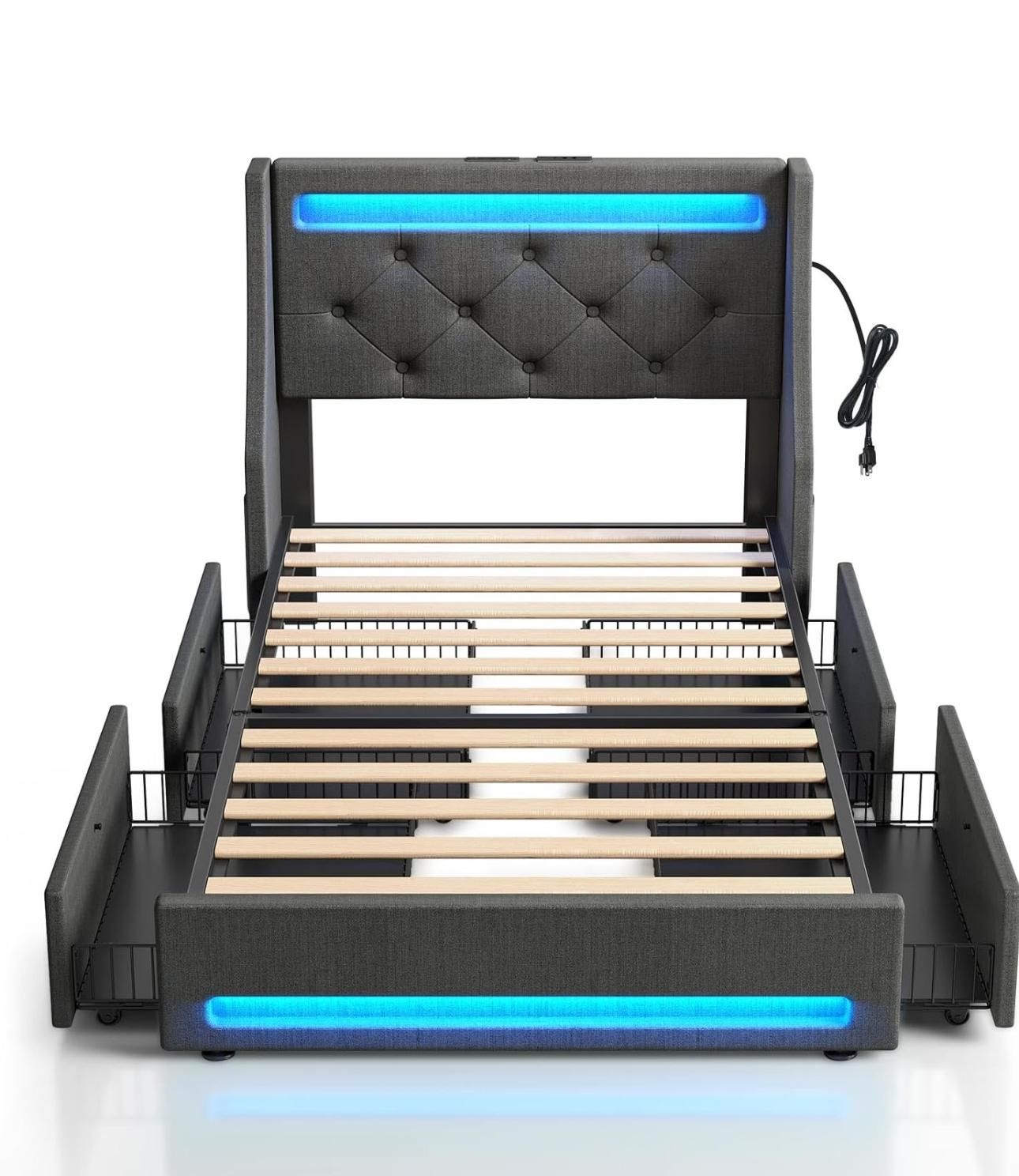 Twin Size Bed With Mattress