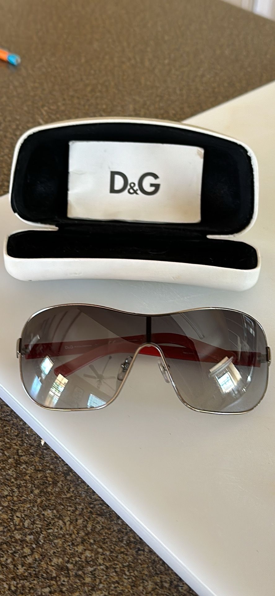 Dolce & Gabbana Model 6053 Red Grey Sunglasses 