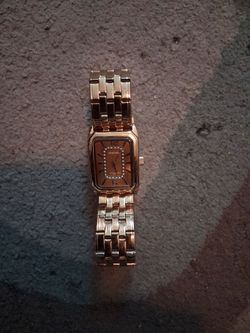 Vintage armitron gold and diamond watch