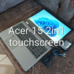Touchscreen Laptop Tablet Acer Aspire-R5-571TG-core i5-8gb Ram-256gb HD SSD Solid.