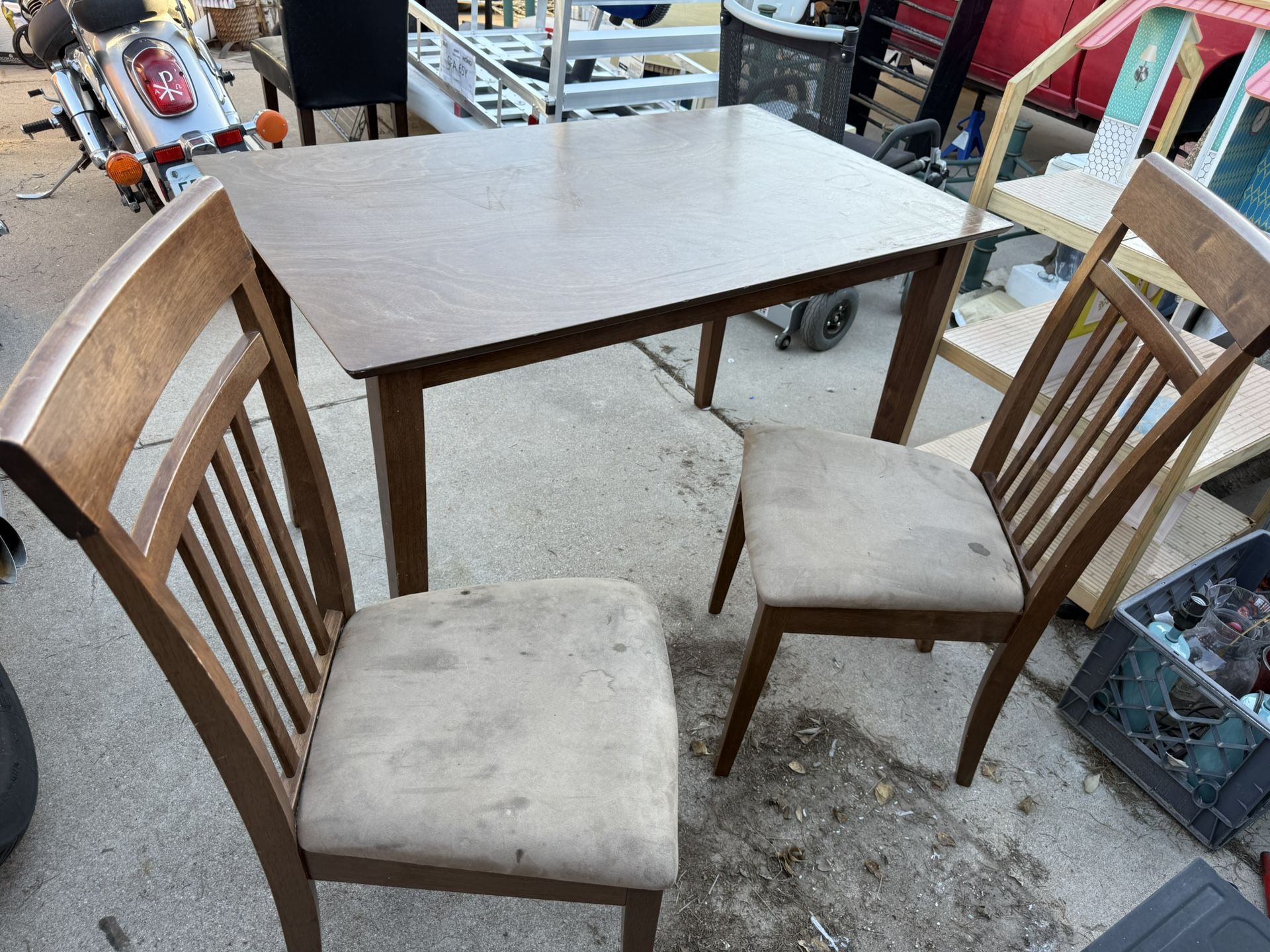 Table And Two Chairs