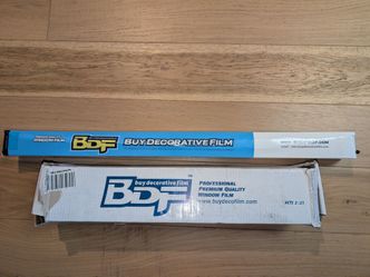 BDF professional grade window film, clear