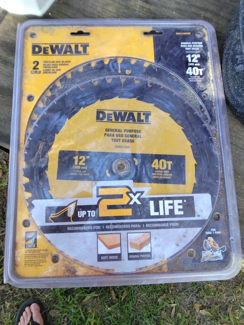 DeWalt 12" Chop Saw Blades