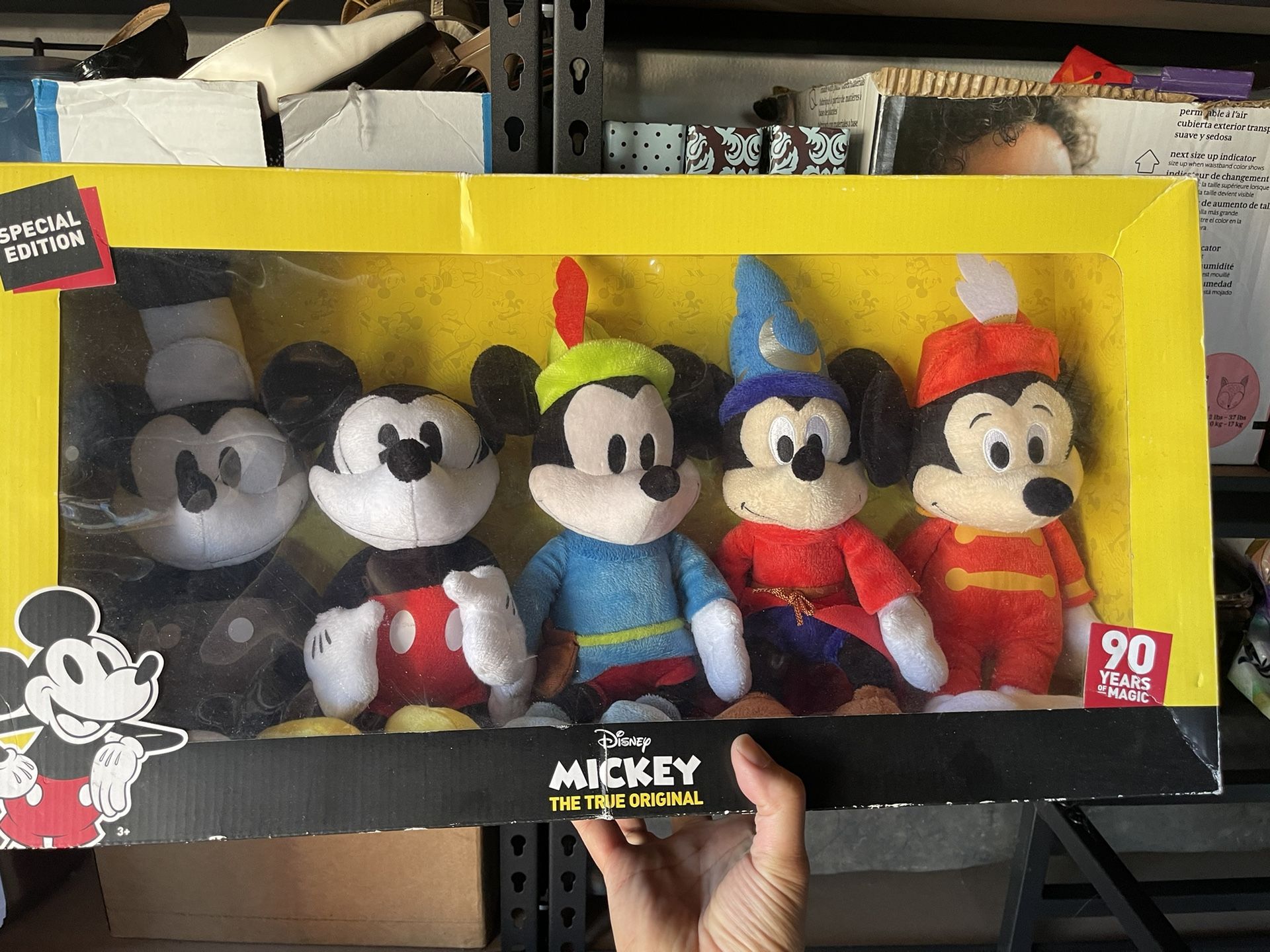 Mickey Mouse Collection Anniversary Dolls. Set Of 5