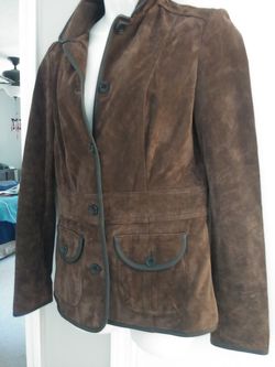 BROWN SUEDE JACKET