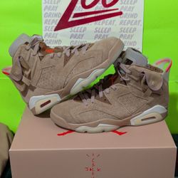 Jordan 6 British Khaki 9M like NEW