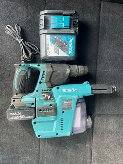 Makita 18V Cordless Rotary Hammer with Battery and Charger