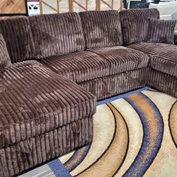 Brown corduroy sectional pull out sofa bed sleeper sofa sectional couch
