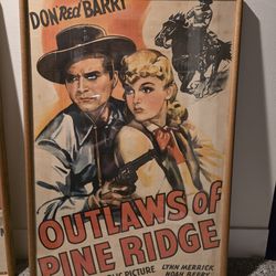 Vintage movie posters framed