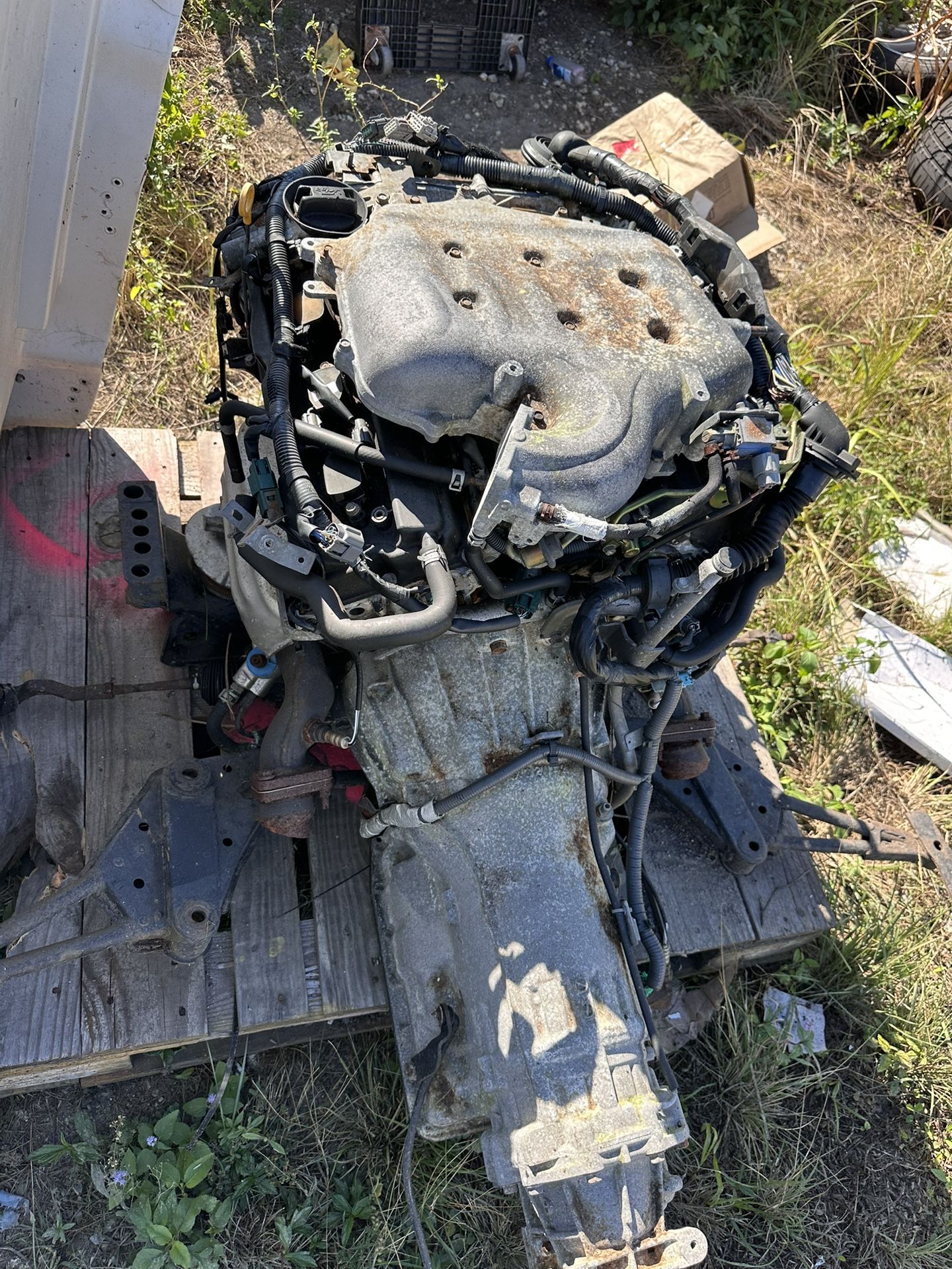 2004 Nissan 350 engine And transmission 3.6