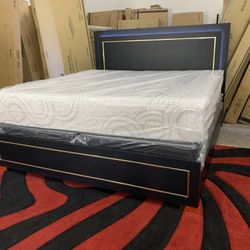 $699 Brand New King Bed Frame With Mattress (Read Description Below)