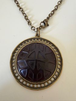 Vintage medallion necklace